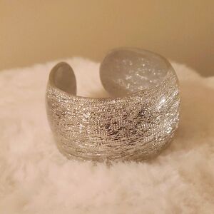 Elegant Silver Cuff Bracelet